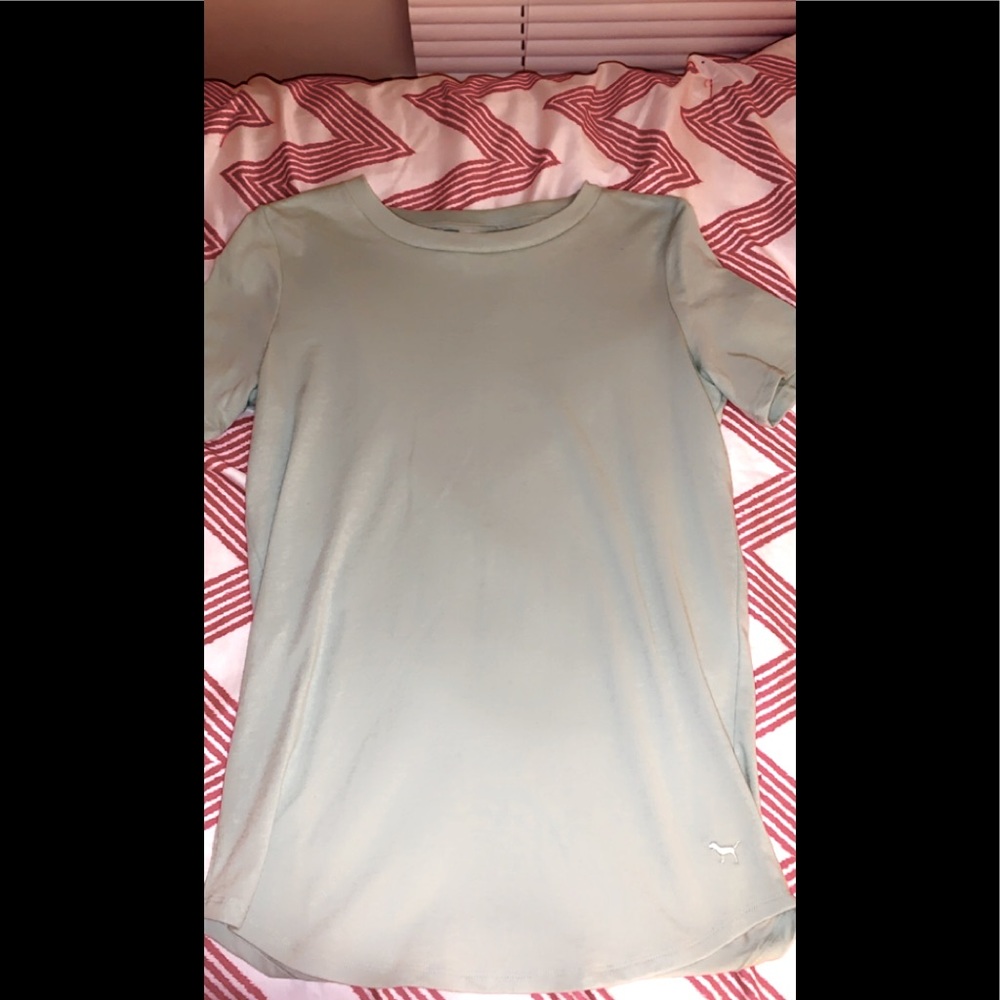 Pink Victoria’s Secret t-shirt
